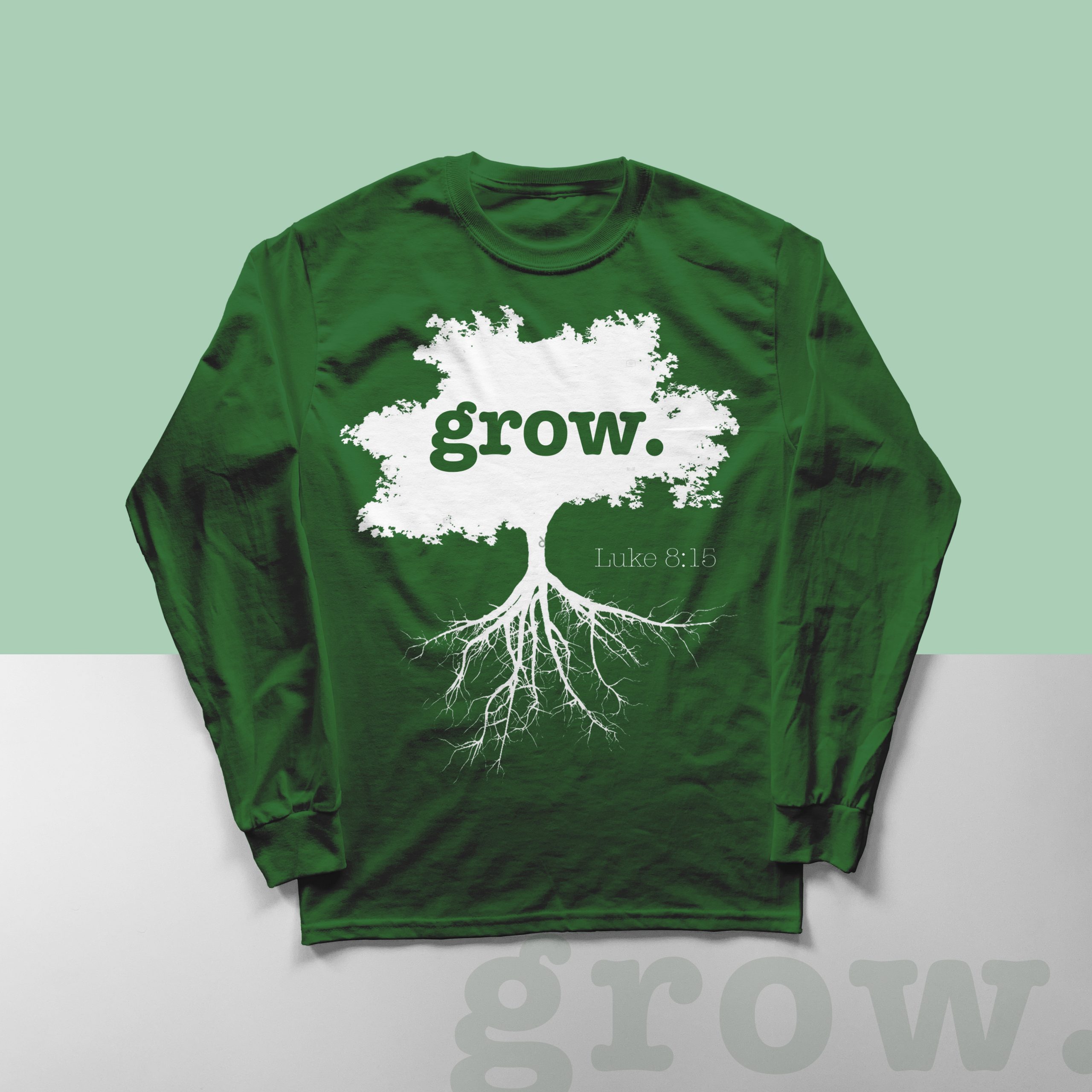 \\\"Grow.\\\" Long Sleeve Tee